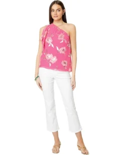 Lilly Pulitzer Sarahleigh One Shoulder Silk Blend Top | Shirts & Tops -Pulitzerly Store 6113x7ddstL. AC SR736920