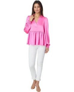 Lilly Pulitzer Jaylene Long Sleeve Top | Shirts & Tops -Pulitzerly Store 612B2Ubi0FL. AC SR736920