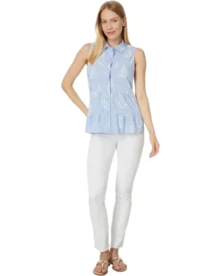 Lilly Pulitzer Breah Sleeveless Button-Down | Shirts & Tops -Pulitzerly Store 616lb3k7MJL. AC SR736920
