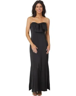 Lilly Pulitzer Carlynn Satin Maxi Bow Dress | Dresses