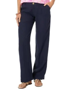 Lilly Pulitzer Breeta Linen Trousers | Pants