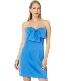 Lilly Pulitzer Carlynn Strapless Satin Bow Dress | Dresses