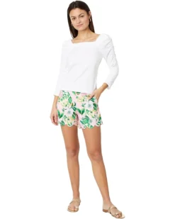 Lilly Pulitzer Buttercup Stretch Shorts -Pulitzerly Store 61nI8catCL. AC SR736920