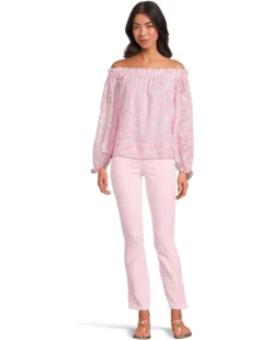 Lilly Pulitzer Jamielynn Long Sleeve Off | Shirts & Tops -Pulitzerly Store 61w7megX96L. AC SR736920
