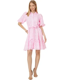 Lilly Pulitzer Cartley Elbow Sleeve Eyelet | Dresses -Pulitzerly Store 717RZo6rI0L. AC SR736920