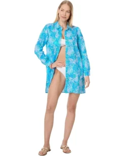 Lilly Pulitzer Sea View Cover Up | Dresses 7 Lilly Pulitzer Sea View Cover Up | Dresses -Pulitzerly Store 718EdN58 7L. AC SR736920