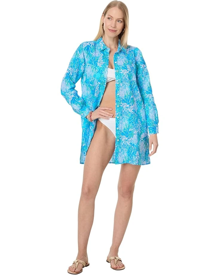 Lilly Pulitzer Sea View Cover Up | Dresses 4 Lilly Pulitzer Sea View Cover Up | Dresses - Image 4