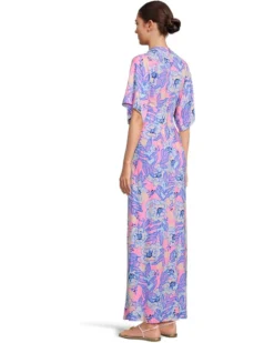 Lilly Pulitzer Wisteria Elbow Sleeve V-Neck | Dresses -Pulitzerly Store 718mCRgJ64L. AC SR736920