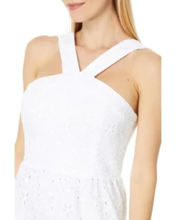 Lilly Pulitzer Jenette Eyelet Halter Mid | Dresses -Pulitzerly Store 71MYHK7zGL. AC SR736920