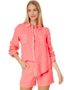 Lilly Pulitzer Sea View Button-Down | Shirts & Tops -Pulitzerly Store 71NA0v4XimL. AC SR736920