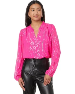 Lilly Pulitzer Giana Long Sleeve Silk To | Shirts & Tops