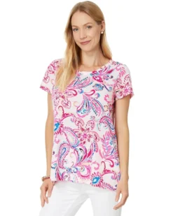 Lilly Pulitzer Etta Scoop-neck | Shirts & Tops