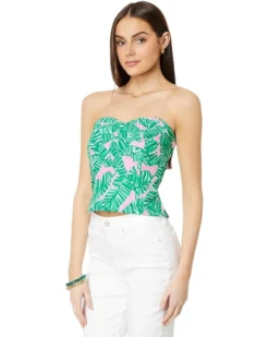 Lilly Pulitzer Kylo Strapless Stretch Bustier Top | Shirts & Tops