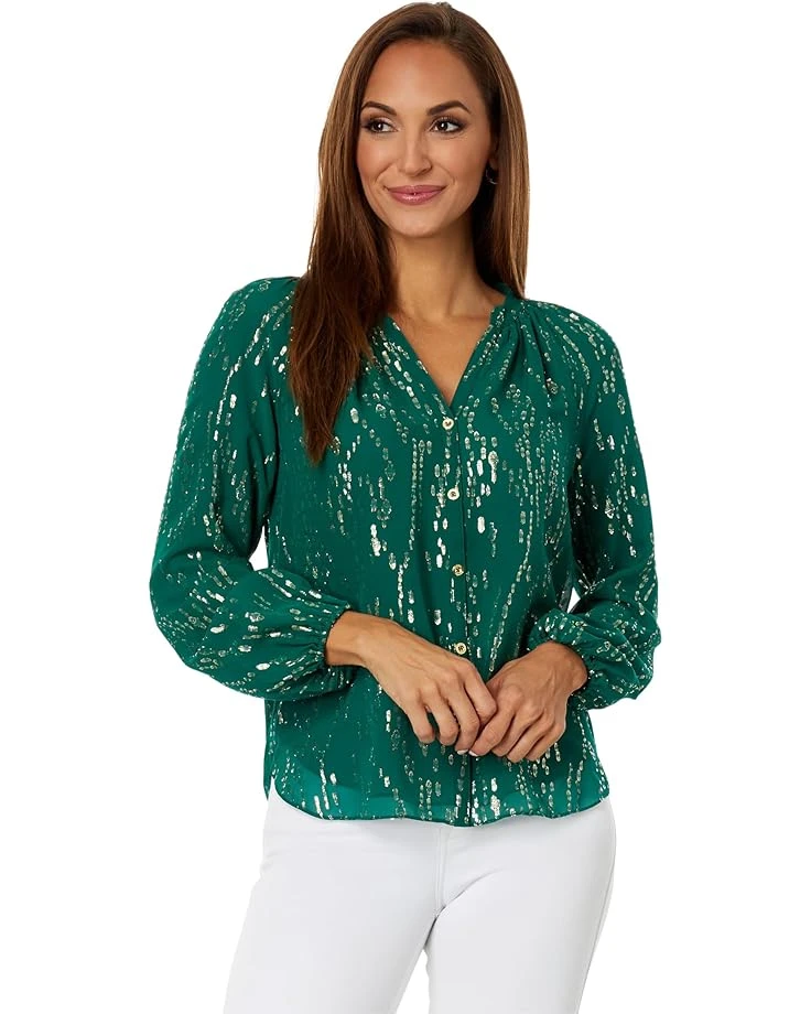 Lilly Pulitzer Saige Long Sleeve Silk Top | Shirts & Tops 1 Lilly Pulitzer Saige Long Sleeve Silk Top | Shirts & Tops