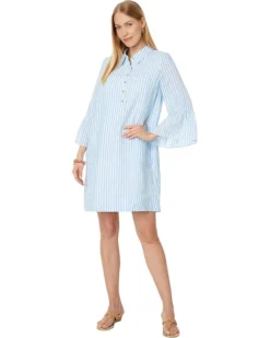 Lilly Pulitzer Jazmyn 3/4 Sleeve Linen Tunic Dress | Dresses -Pulitzerly Store 71XOGys62L. AC SR736920