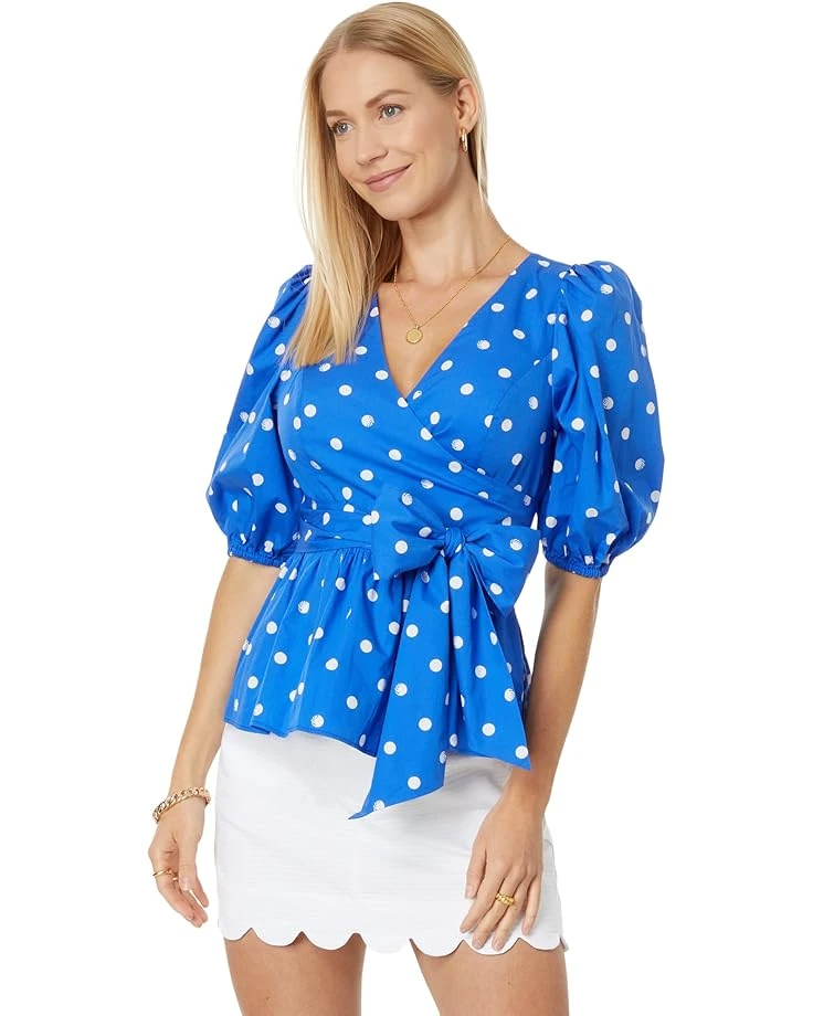 Lilly Pulitzer Kara Cotton Wrap Top | Shirts & Tops 1 Lilly Pulitzer Kara Cotton Wrap Top | Shirts & Tops