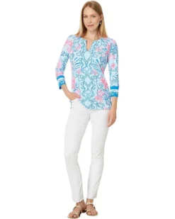 Lilly Pulitzer Upf 50+ Karina Tunic | Shirts & Tops -Pulitzerly Store 71dKXFK39fL. AC SR736920
