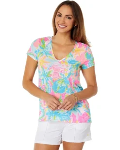 Lilly Pulitzer Etta V-Neck | Shirts & Tops -Pulitzerly Store 71fBhAj6TmL. AC SR736920