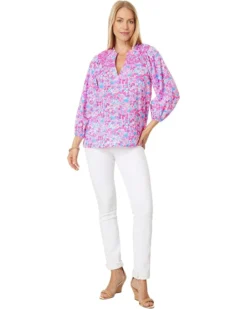 Lilly Pulitzer Lourdes 3/4 Sleeve Cotton | Shirts & Tops 7 Lilly Pulitzer Lourdes 3/4 Sleeve Cotton | Shirts & Tops -Pulitzerly Store 71qkcURI8LL. AC SR736920