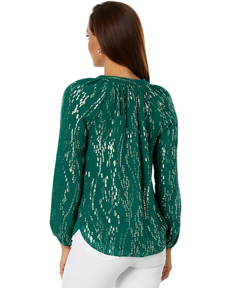 Lilly Pulitzer Saige Long Sleeve Silk Top | Shirts & Tops 2 Lilly Pulitzer Saige Long Sleeve Silk Top | Shirts & Tops - Image 2