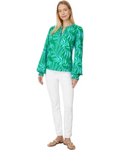 Lilly Pulitzer Coulter Long Sleeve Cotton | Shirts & Tops -Pulitzerly Store 71u8tGSEGL. AC SR736920
