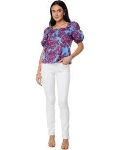 Lilly Pulitzer Torrey Short Sleeve Stretch | Shirts & Tops -Pulitzerly Store 71uaMVRKvcL. AC SR736920