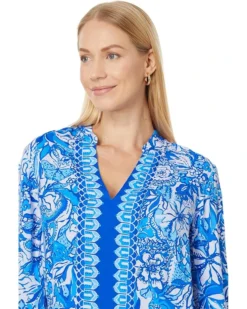 Lilly Pulitzer Luna Bay Tunic | Shirts & Tops -Pulitzerly Store 814694ABOSL. AC SR736920