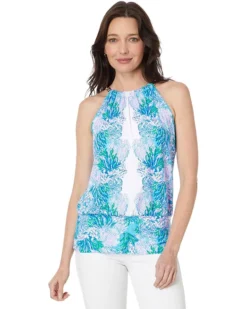 Lilly Pulitzer Bowen Halter Top | Shirts & Tops