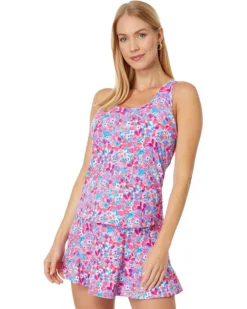 Lilly Pulitzer Asana Bra Tank UPF 50+ | Shirts & Tops