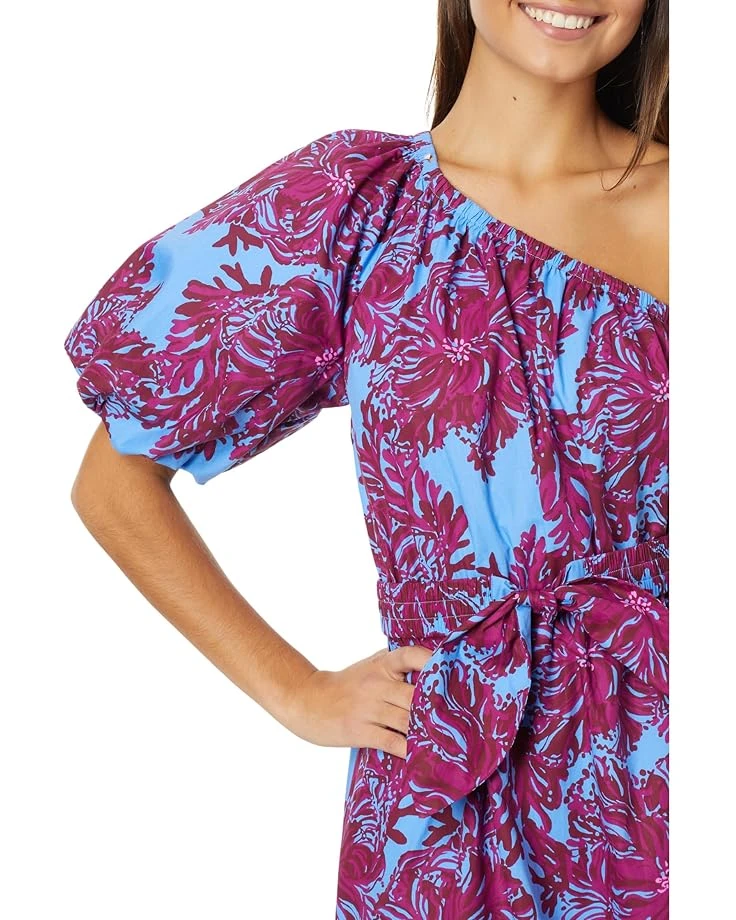 Lilly Pulitzer Zelalynn One Shoulder Cotton | Dresses 3 Lilly Pulitzer Zelalynn One Shoulder Cotton | Dresses - Image 3