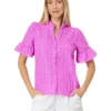 Lilly Pulitzer Calynn Eyelet Button-Down | Shirts & Tops