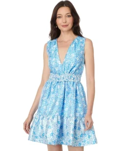 Lilly Pulitzer Fabiana V-Neck Jacquard Dress | Dresses