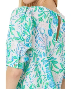Lilly Pulitzer Masieleigh Short Sleeve Cotton Top | Shirts & Tops -Pulitzerly Store 81FWnJ RWPL. AC SR736920