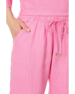 Lilly Pulitzer Brawley Linen Crop Pants -Pulitzerly Store 81FqObczYL. AC SR736920