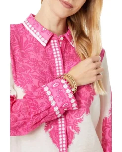 Lilly Pulitzer Kiran Button-Down Top | Shirts & Tops -Pulitzerly Store 81JHABJhtQL. AC SR736920