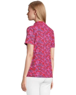 Lilly Pulitzer Pajama Knit Short Sleeve Button-Up Top | Shirts & Tops -Pulitzerly Store 81MB6i3BkL. AC SR736920