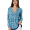 Lilly Pulitzer Marilina Long Sleeve Tuni | Shirts & Tops