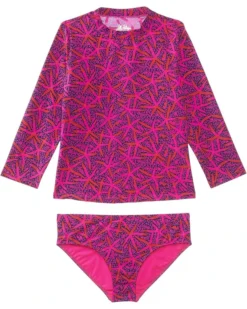 Lilly Pulitzer Kids Bobby Rashguard Set UPF 50+ (Toddler/Little Kid/Big Kid) | Swimwear