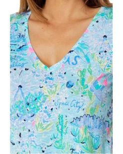 Lilly Pulitzer Etta V-Neck | Shirts & Tops -Pulitzerly Store 81RllLFmlnL. AC SR736920