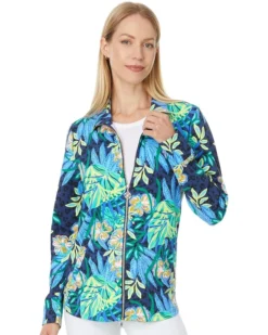 Lilly Pulitzer Leona Upf 50+ Zip-Up | Coats & Outerwear -Pulitzerly Store 81V4hrQ3qtL. AC SR736920