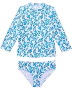 Lilly Pulitzer Kids Bobby Rashguard Set UPF 50 (Toddler/Little Kids/Big Kids) | Swimwear