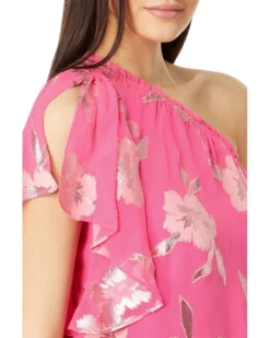 Lilly Pulitzer Sarahleigh One Shoulder Silk Blend Top | Shirts & Tops -Pulitzerly Store 81X1sQX232L. AC SR736920