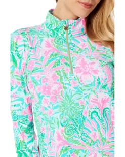 Lilly Pulitzer Niccola Mesh Panel 1/2 Zip | Shirts & Tops -Pulitzerly Store 81X5EjYDZYL. AC SR736920