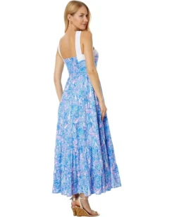 Lilly Pulitzer Jenette Cotton Halter Maxi | Dresses -Pulitzerly Store 81X7ApmqfL. AC SR736920