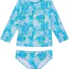 Lilly Pulitzer Kids Bobby Rashguard Set UPF 50 (Toddler/Little Kids/Big Kids) | Swimwear