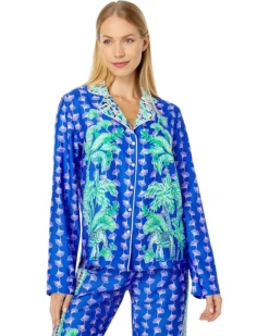 Lilly Pulitzer PJ Woven Long Sleeve Top | Sleepwear