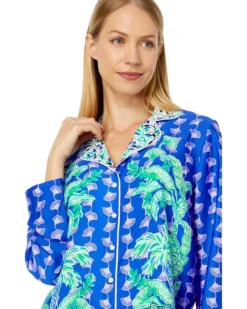 Lilly Pulitzer PJ Woven Long Sleeve Top | Sleepwear -Pulitzerly Store 81mZa2kB5L. AC SR736920