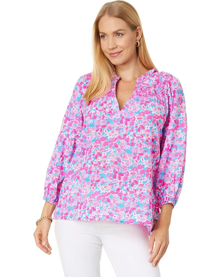 Lilly Pulitzer Lourdes 3/4 Sleeve Cotton | Shirts & Tops 1 Lilly Pulitzer Lourdes 3/4 Sleeve Cotton | Shirts & Tops