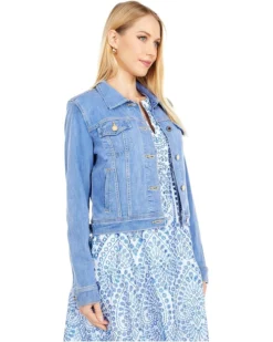 Lilly Pulitzer Seaspray Denim Jacket | Coats & Outerwear -Pulitzerly Store 91IIPr QDoL. AC SR736920