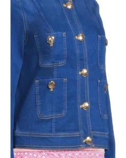 Lilly Pulitzer Shepa Denim Jacket | Coats & Outerwear -Pulitzerly Store 91SUtPLQML. AC SR736920